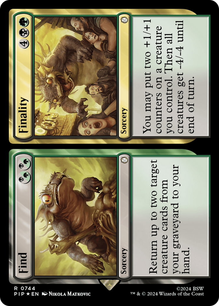 Find // Finality (Surge Foil) [Fallout] | Eastridge Sports Cards & Games