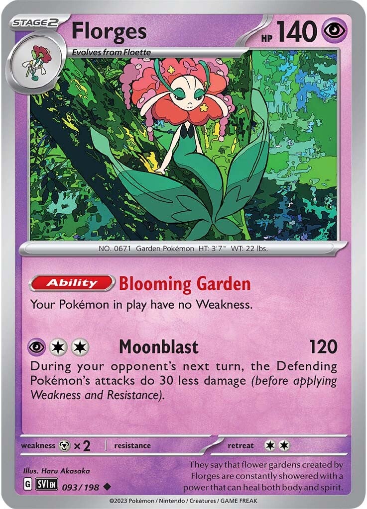 Florges (093/198) [Scarlet & Violet: Base Set] | Eastridge Sports Cards & Games