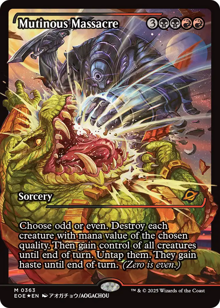 Mutinous Massacre (Showcase) [Edge of Eternities] | Eastridge Sports Cards & Games