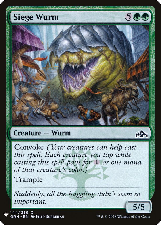 Siege Wurm [Mystery Booster] | Eastridge Sports Cards & Games