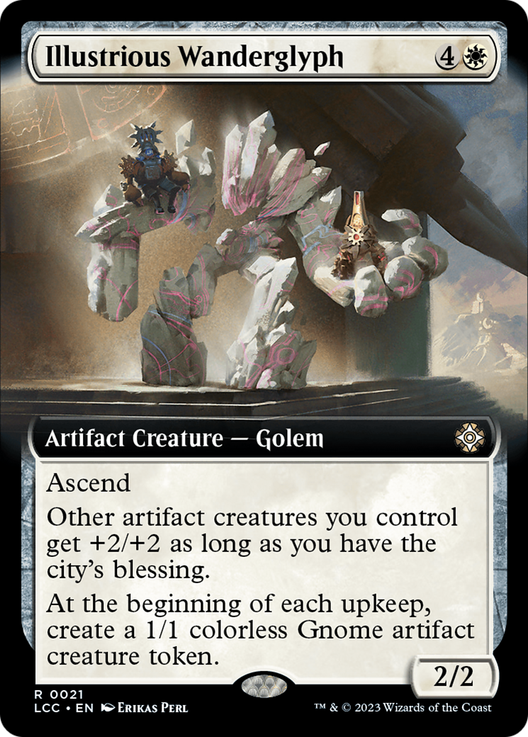 Illustrious Wanderglyph (Extended Art) [The Lost Caverns of Ixalan Commander] | Eastridge Sports Cards & Games