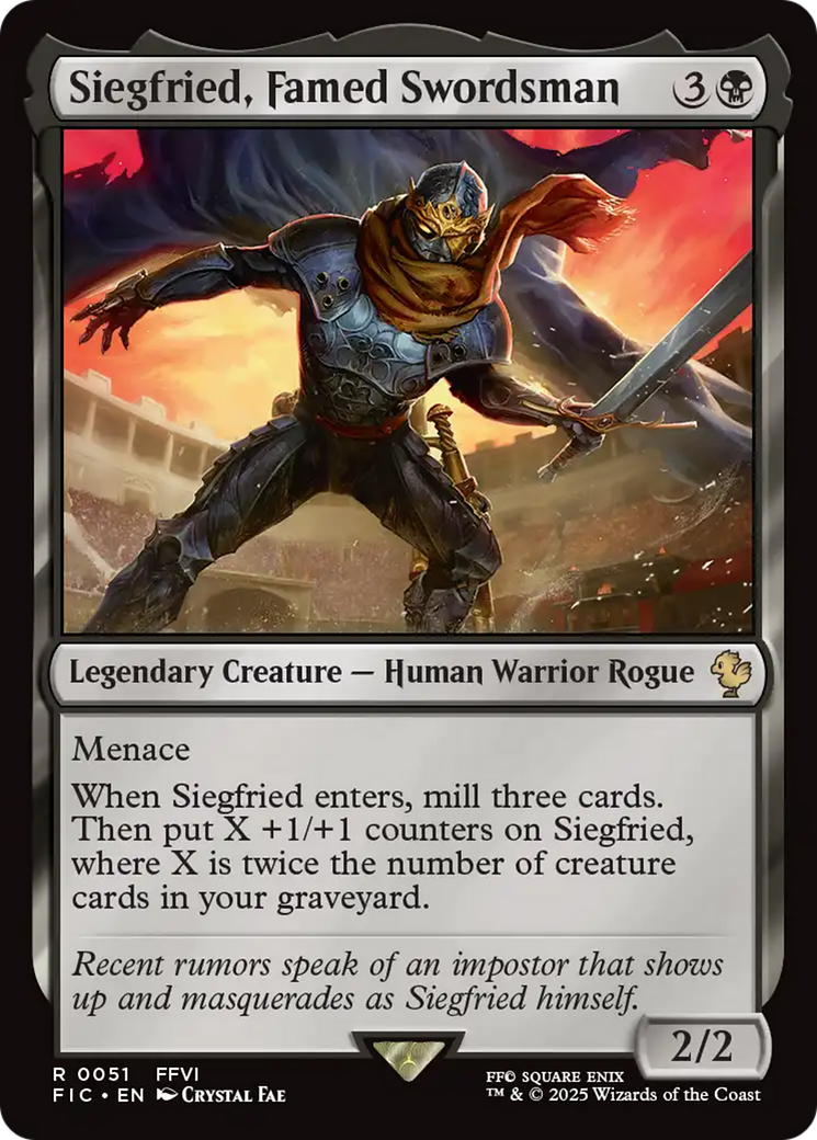 Siegfried, Famed Swordsman [FINAL FANTASY Commander] | Eastridge Sports Cards & Games