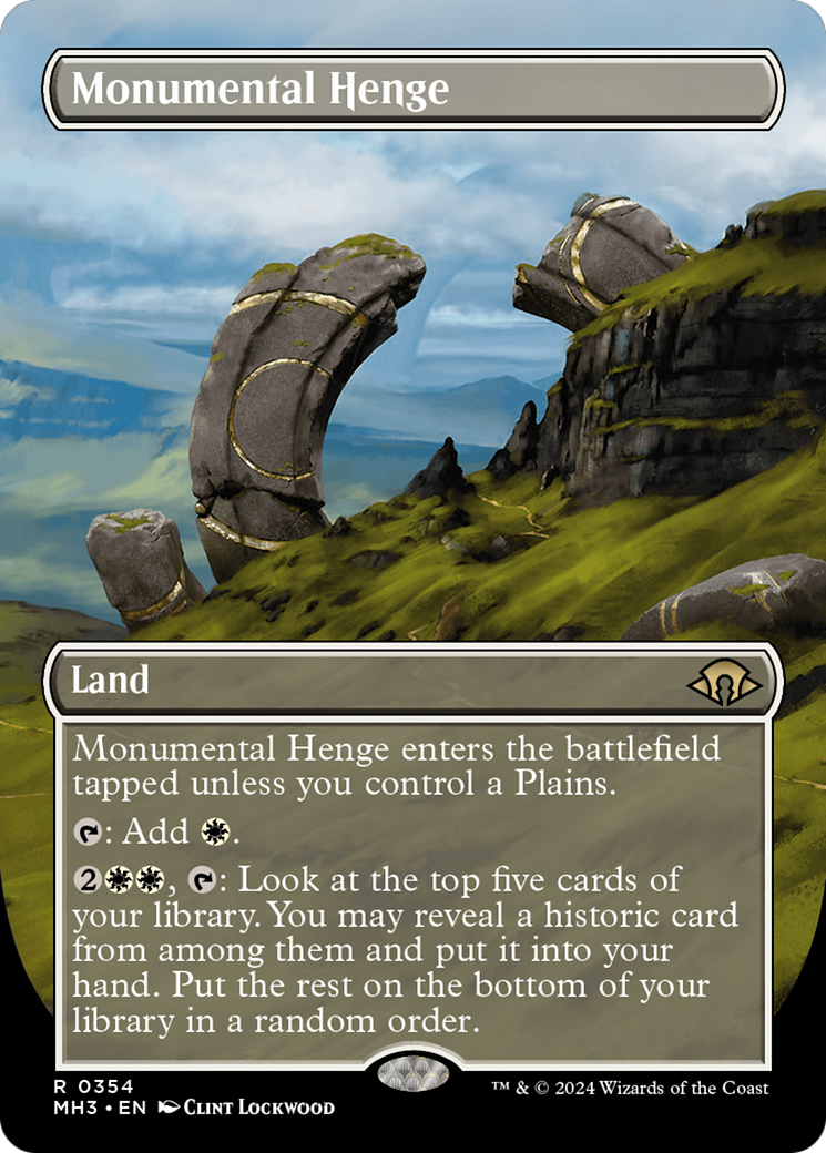 Monumental Henge (Borderless) [Modern Horizons 3] | Eastridge Sports Cards & Games