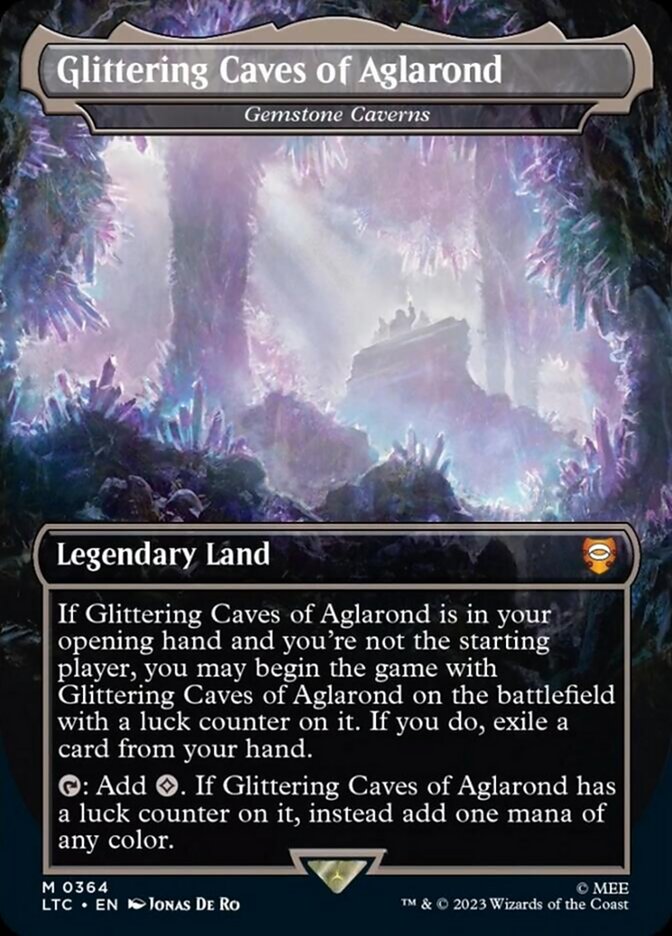 Gemstone Caverns - Glittering Caves of Aglarond [The Lord of the Rings: Tales of Middle-Earth Commander] | Eastridge Sports Cards & Games