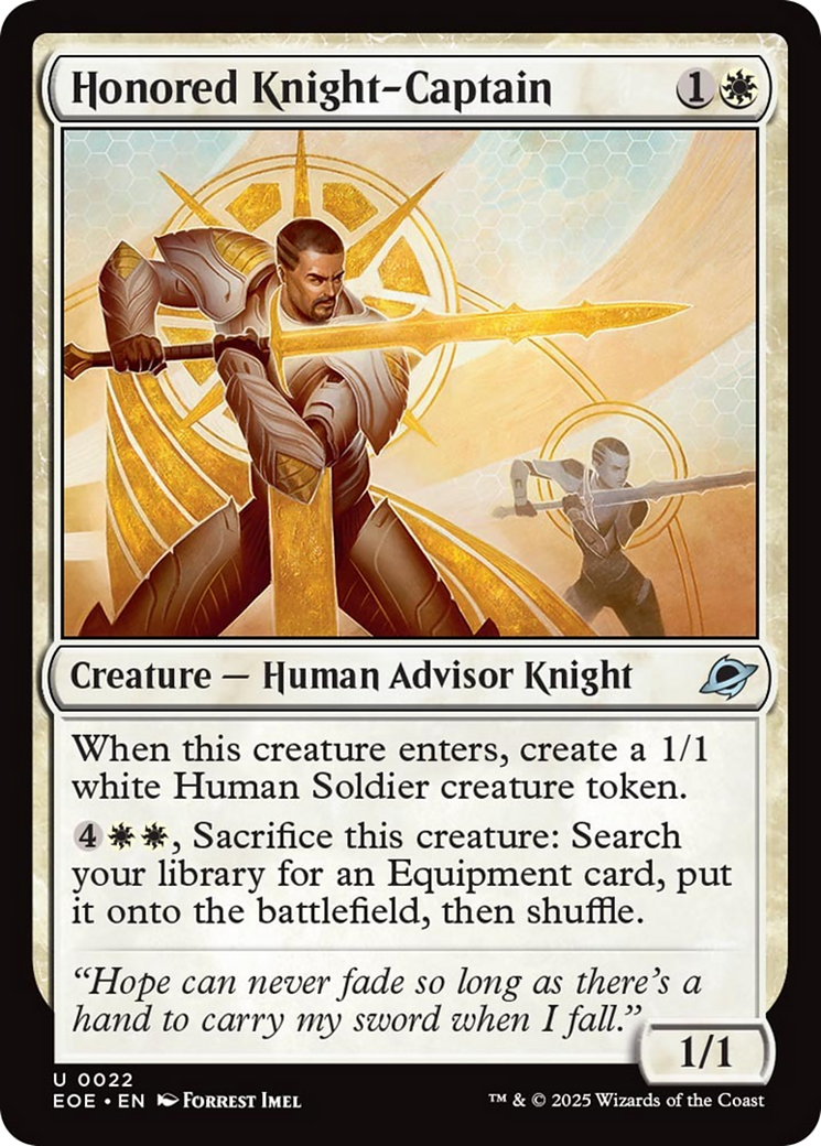 Honored Knight-Captain [Edge of Eternities] | Eastridge Sports Cards & Games