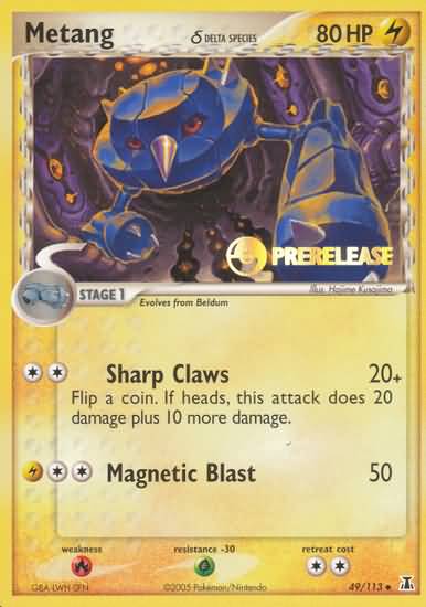 Metang (49/113) (Delta Species) (Prerelease Promo) [EX: Delta Species] | Eastridge Sports Cards & Games