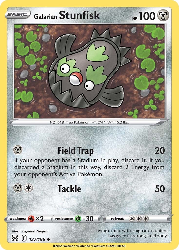 Galarian Stunfisk (127/196) [Sword & Shield: Lost Origin] | Eastridge Sports Cards & Games