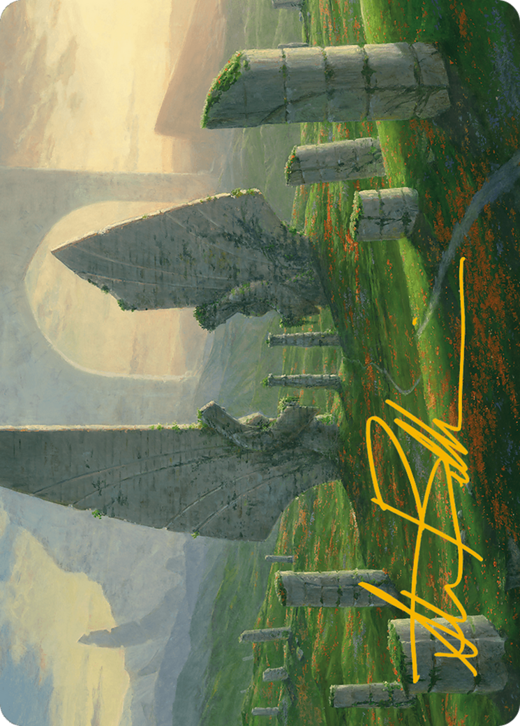 Monumental Henge Art Card (Gold-Stamped Signature) [Modern Horizons 3 Art Series] | Eastridge Sports Cards & Games