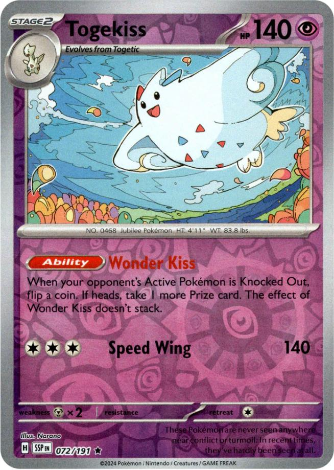 Togekiss (072/191) [Scarlet & Violet: Surging Sparks] | Eastridge Sports Cards & Games