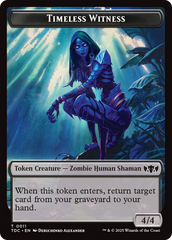 Goat // Timeless Witness Double-Sided Token [Tarkir: Dragonstorm Commander Tokens] | Eastridge Sports Cards & Games