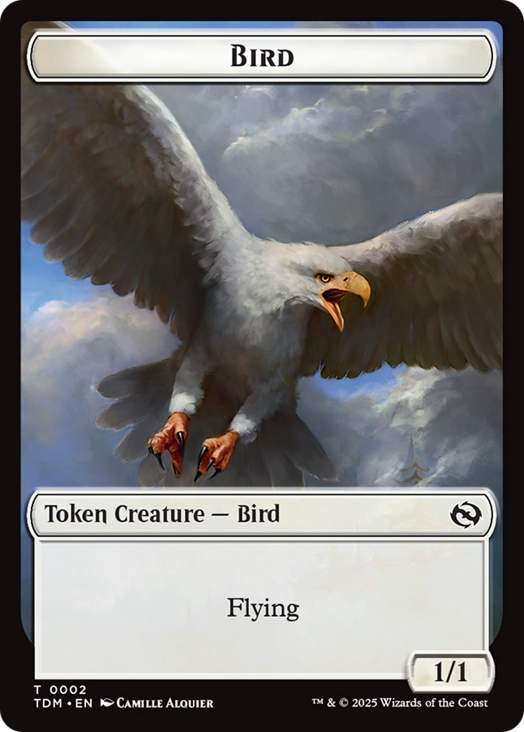Inkling // Bird Double-Sided Token [Tarkir: Dragonstorm Commander Tokens] | Eastridge Sports Cards & Games