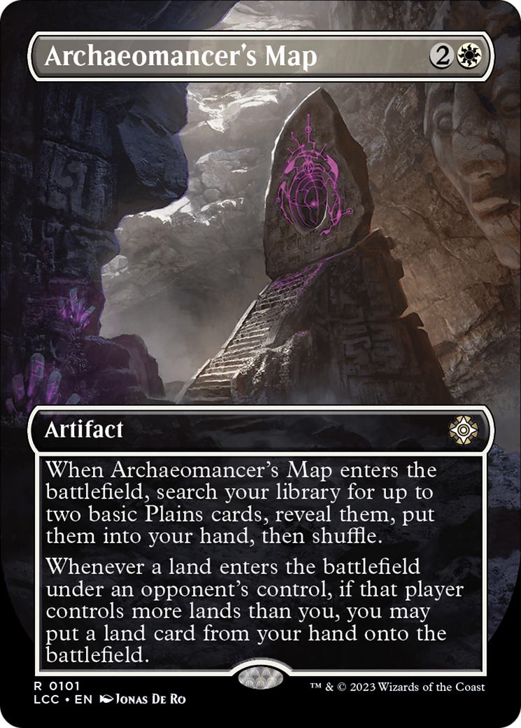 Archaeomancer's Map (Borderless) [The Lost Caverns of Ixalan Commander] | Eastridge Sports Cards & Games