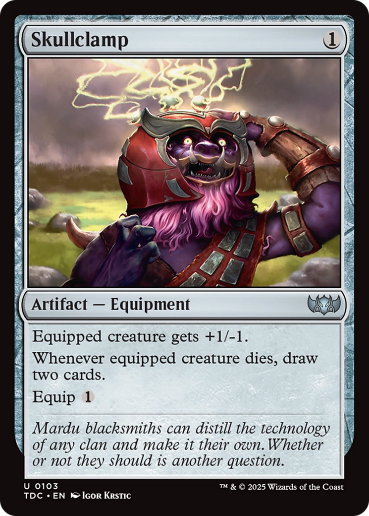 Skullclamp [Tarkir: Dragonstorm Commander] | Eastridge Sports Cards & Games