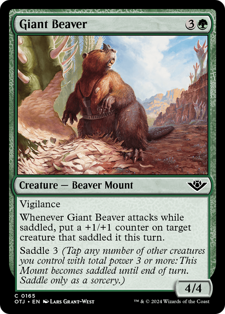 Giant Beaver [Outlaws of Thunder Junction] | Eastridge Sports Cards & Games