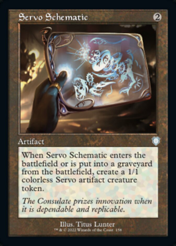 Servo Schematic (Retro) [The Brothers' War Commander] | Eastridge Sports Cards & Games