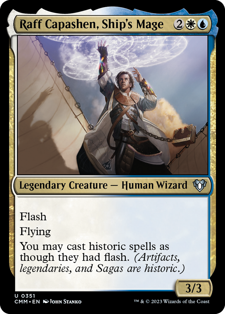 Raff Capashen, Ship's Mage [Commander Masters] | Eastridge Sports Cards & Games