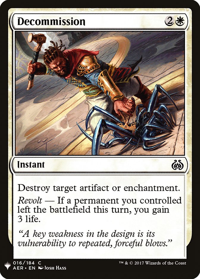 Decommission [Mystery Booster] | Eastridge Sports Cards & Games