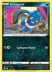 Croagunk (109/195) [Sword & Shield: Silver Tempest] | Eastridge Sports Cards & Games