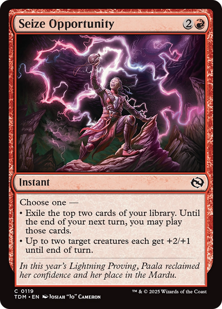 Seize Opportunity [Tarkir: Dragonstorm] | Eastridge Sports Cards & Games