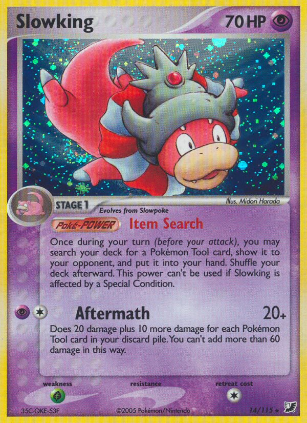 Slowking (14/115) [EX: Unseen Forces] | Eastridge Sports Cards & Games