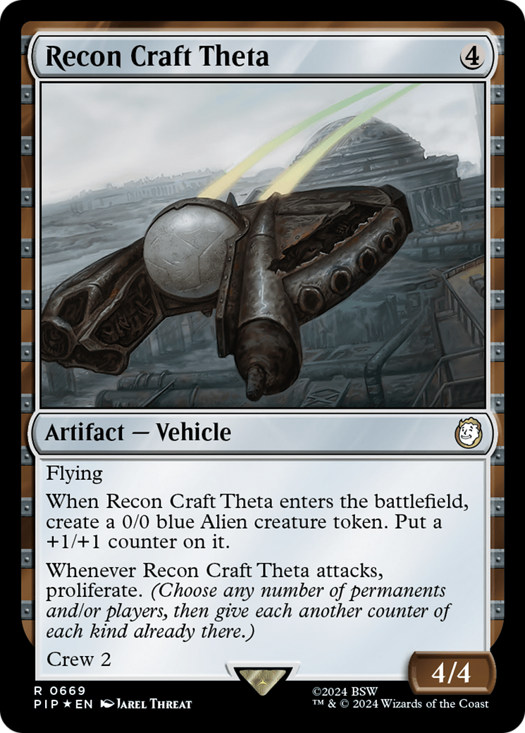 Recon Craft Theta (Surge Foil) [Fallout] | Eastridge Sports Cards & Games