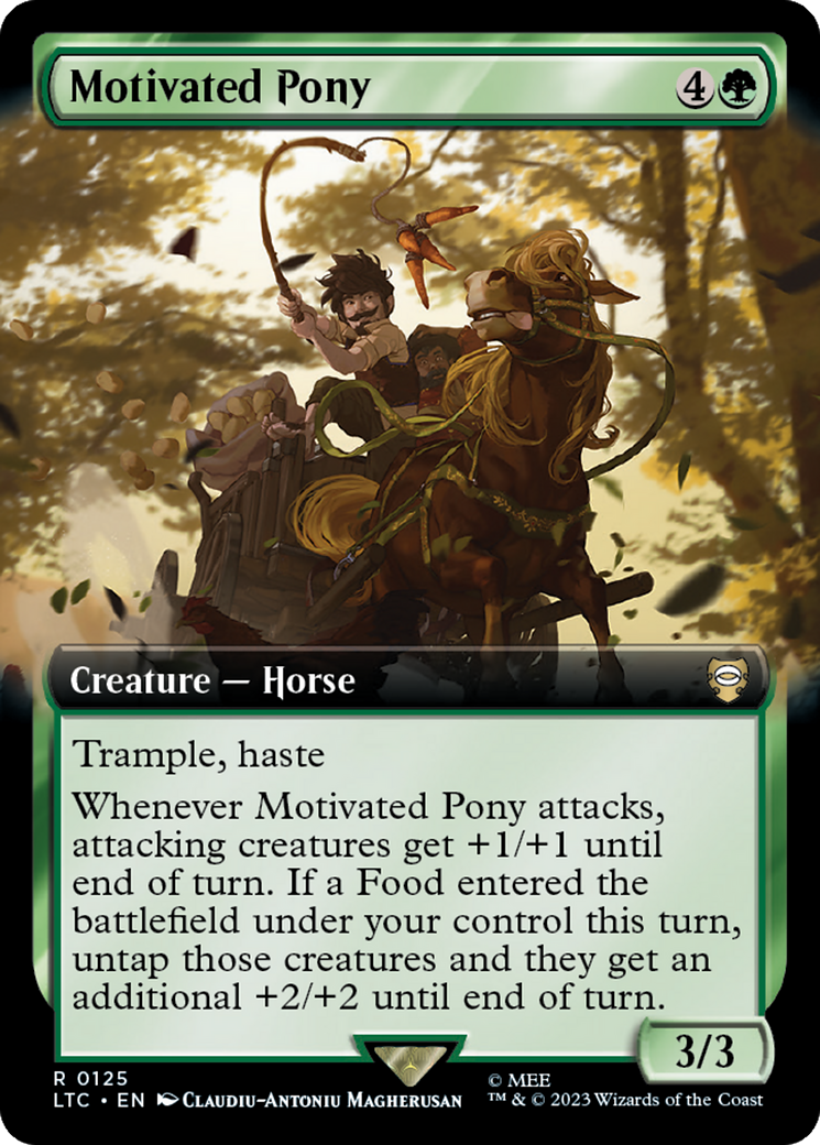 Motivated Pony (Extended Art) [The Lord of the Rings: Tales of Middle-Earth Commander] | Eastridge Sports Cards & Games