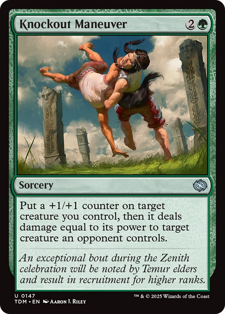 Knockout Maneuver [Tarkir: Dragonstorm] | Eastridge Sports Cards & Games