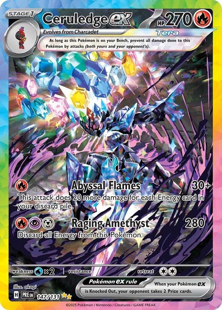 Ceruledge ex (147/131) [Scarlet & Violet: Prismatic Evolutions] | Eastridge Sports Cards & Games