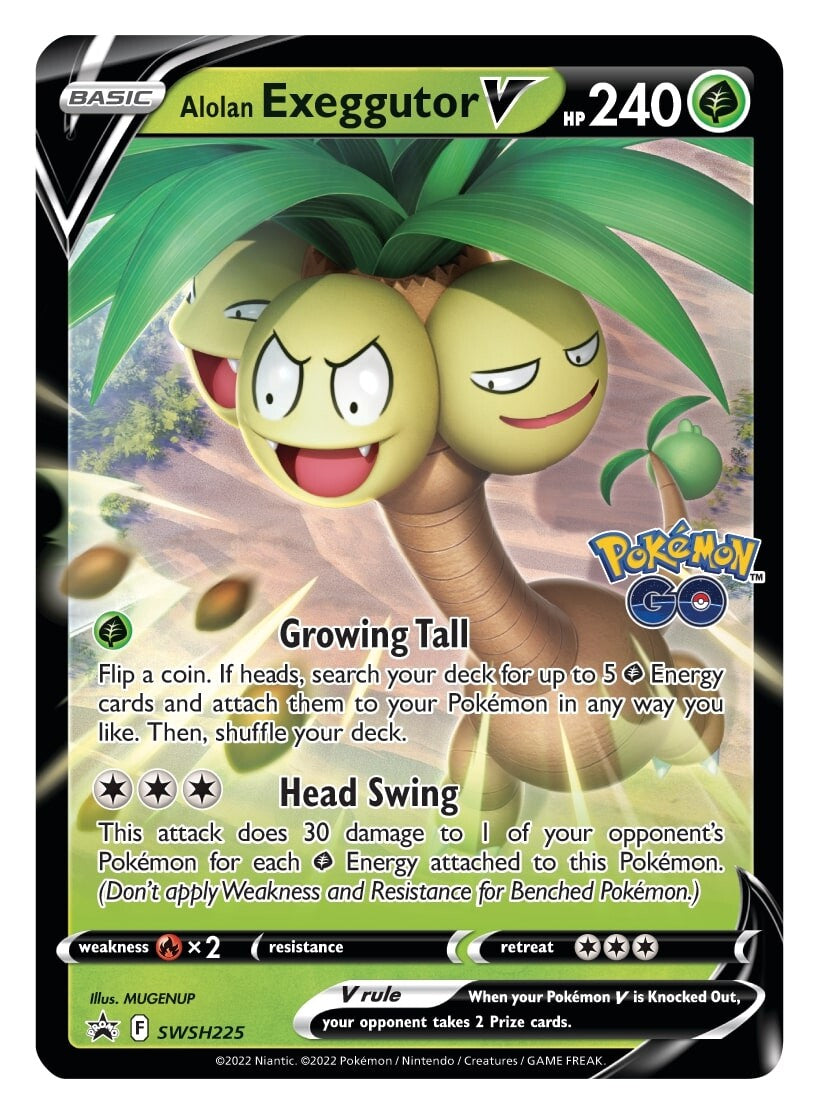 Alolan Exeggutor V (SWSH225) [Sword & Shield: Black Star Promos] | Eastridge Sports Cards & Games