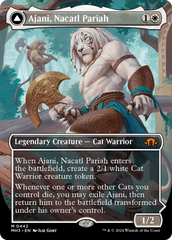 Ajani, Nacatl Pariah // Ajani, Nacatl Avenger (Borderless) [Modern Horizons 3] | Eastridge Sports Cards & Games