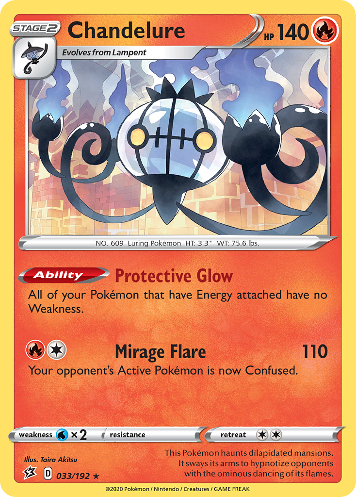 Chandelure (033/192) [Sword & Shield: Rebel Clash] | Eastridge Sports Cards & Games