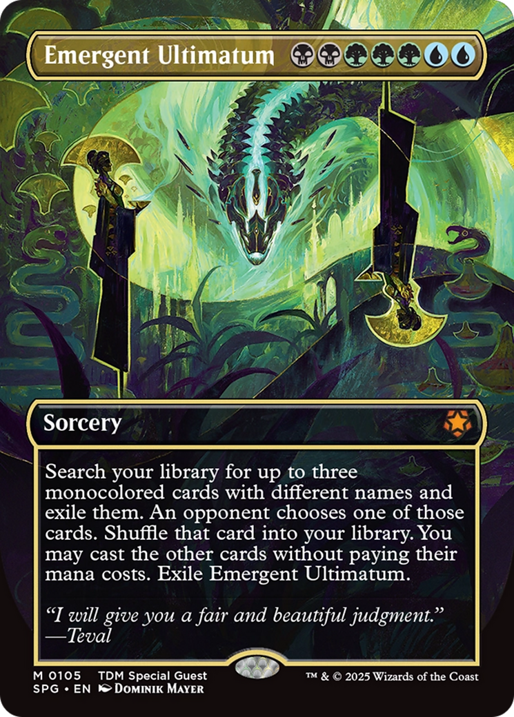 Emergent Ultimatum (Borderless) [Tarkir: Dragonstorm Special Guests] | Eastridge Sports Cards & Games