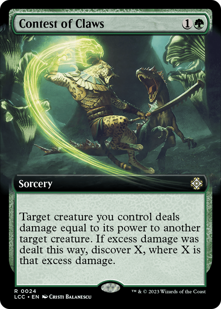 Contest of Claws (Extended Art) [The Lost Caverns of Ixalan Commander] | Eastridge Sports Cards & Games