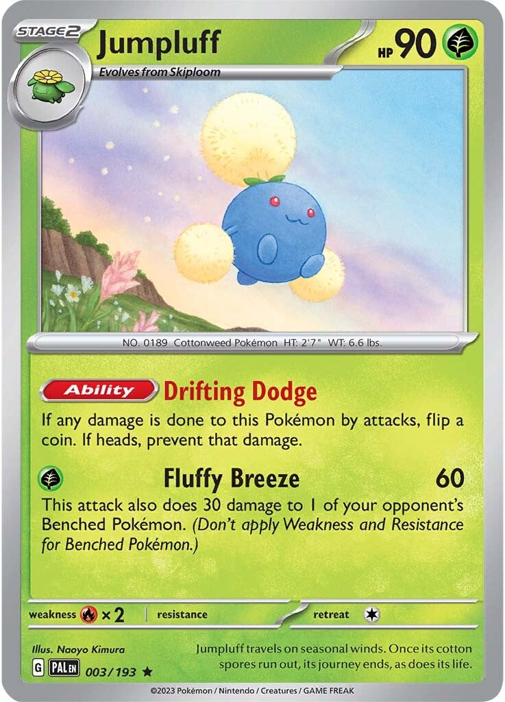 Jumpluff (003/193) [Scarlet & Violet: Paldea Evolved] | Eastridge Sports Cards & Games