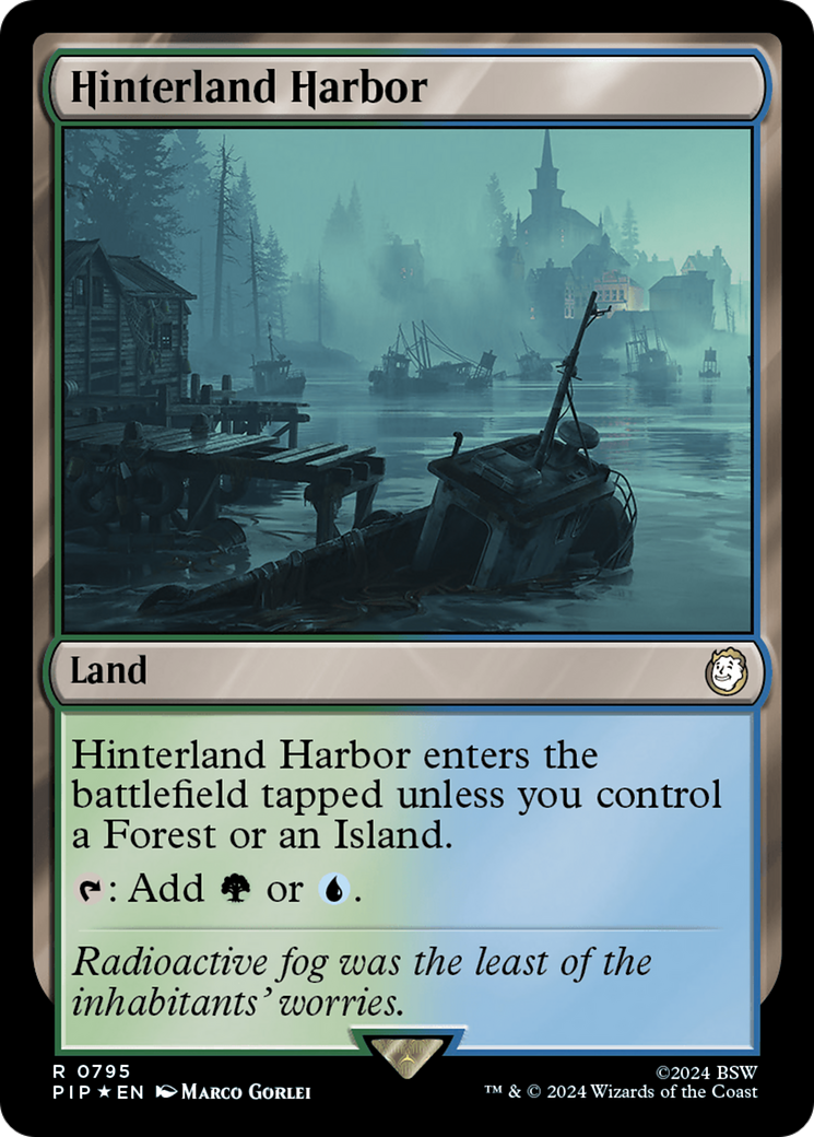 Hinterland Harbor (Surge Foil) [Fallout] | Eastridge Sports Cards & Games