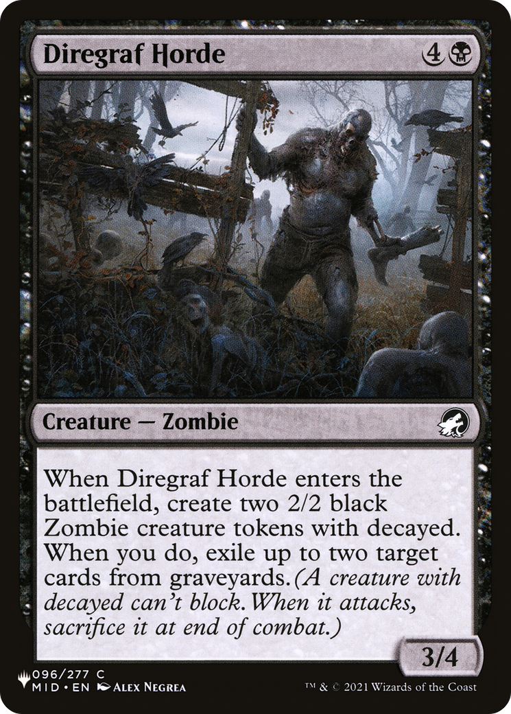 Diregraf Horde [The List] | Eastridge Sports Cards & Games