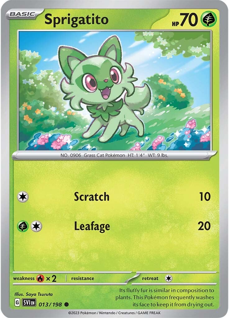 Sprigatito (013/198) [Scarlet & Violet: Base Set] | Eastridge Sports Cards & Games