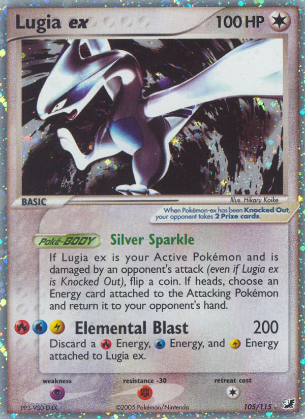 Lugia ex (105/115) [EX: Unseen Forces] | Eastridge Sports Cards & Games