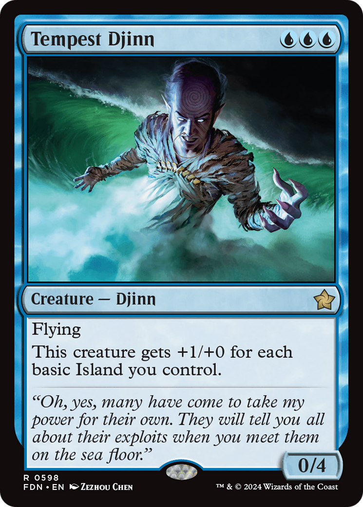 Tempest Djinn [Foundations] | Eastridge Sports Cards & Games