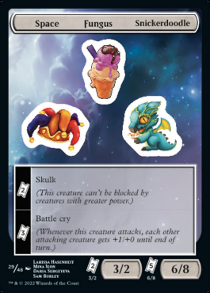 Space Fungus Snickerdoodle [Unfinity Stickers] | Eastridge Sports Cards & Games
