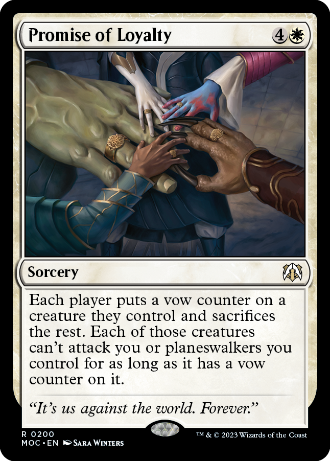 Promise of Loyalty [March of the Machine Commander] | Eastridge Sports Cards & Games