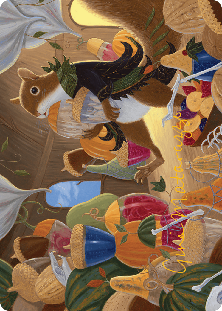 Stocking the Pantry Art Card (Gold-Stamped Signature) [Bloomburrow Art Series] | Eastridge Sports Cards & Games
