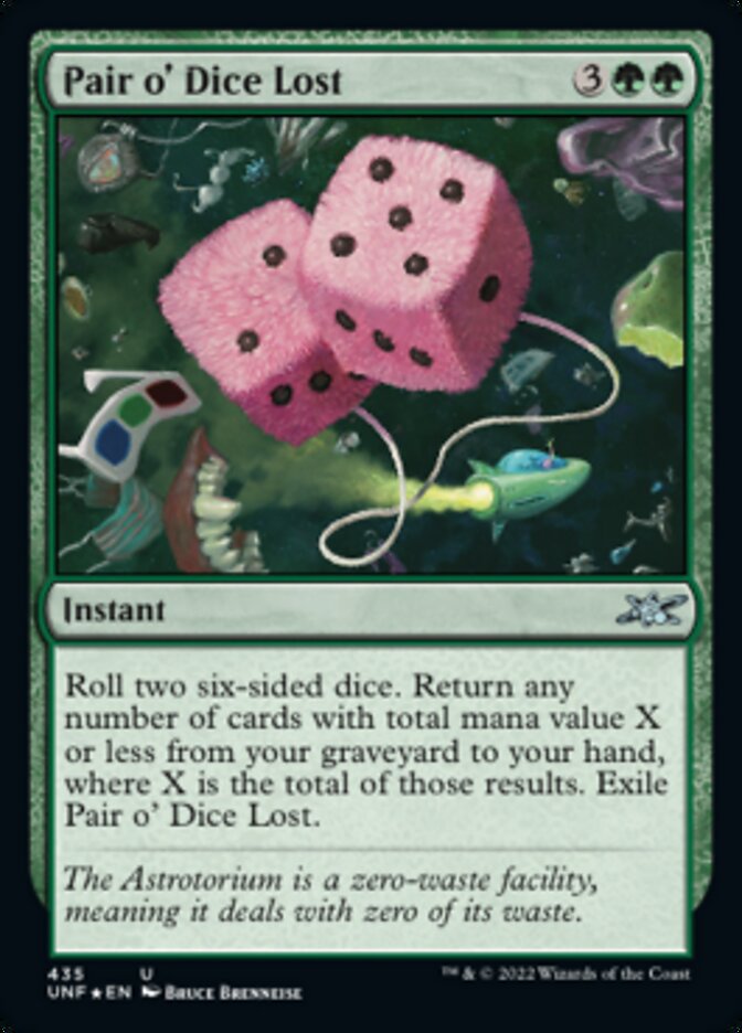 Pair o' Dice Lost (Galaxy Foil) [Unfinity] | Eastridge Sports Cards & Games