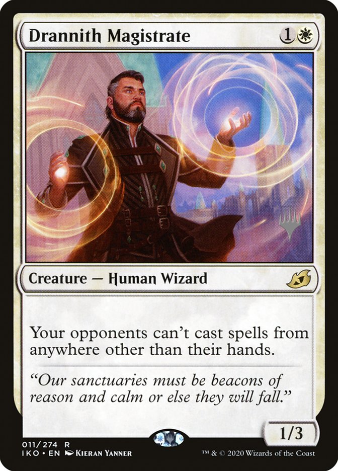 Drannith Magistrate (Promo Pack) [Ikoria: Lair of Behemoths Promos] | Eastridge Sports Cards & Games
