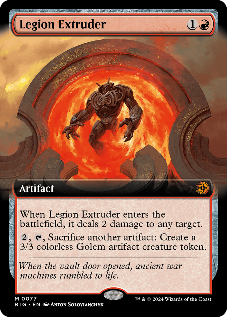 Legion Extruder (Extended Art) [Outlaws of Thunder Junction: The Big Score] | Eastridge Sports Cards & Games