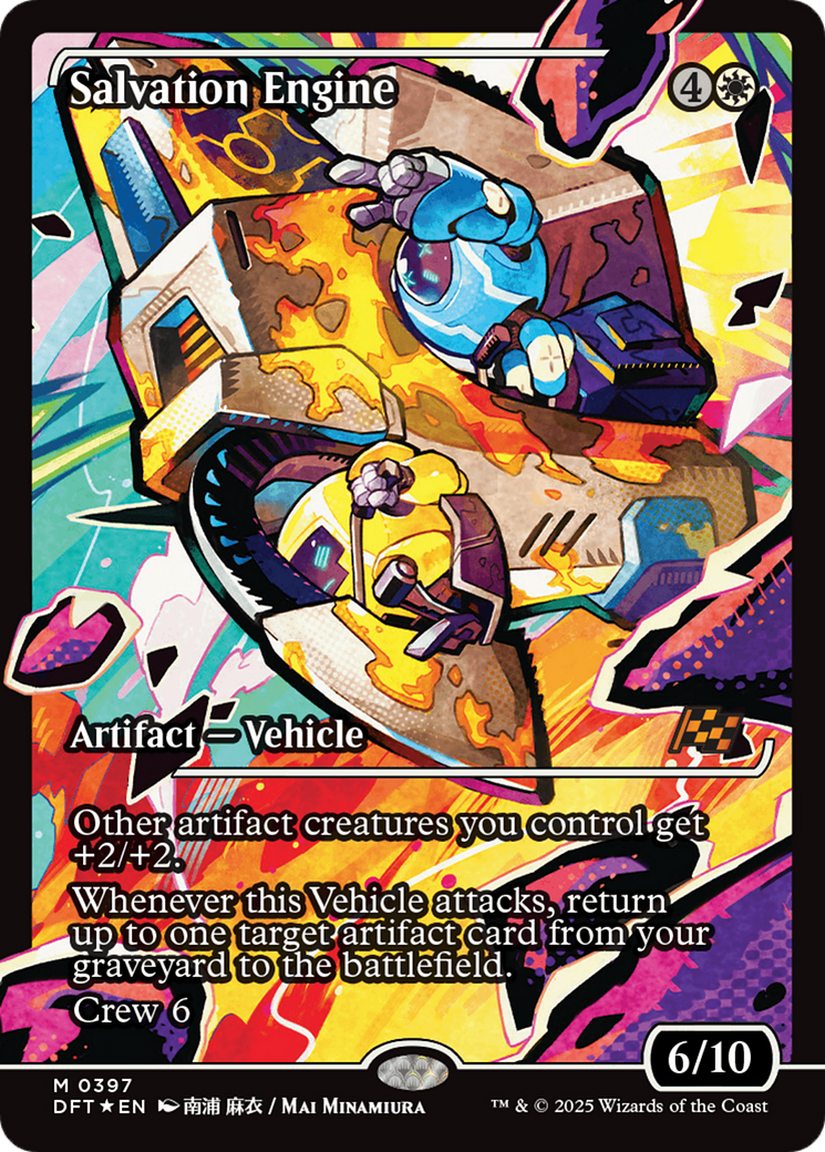 Salvation Engine (Showcase) [Aetherdrift] | Eastridge Sports Cards & Games