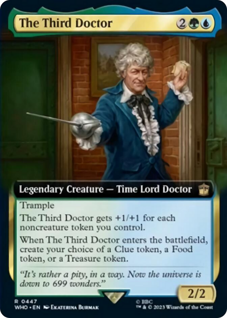 The Third Doctor (Extended Art) [Doctor Who] | Eastridge Sports Cards & Games