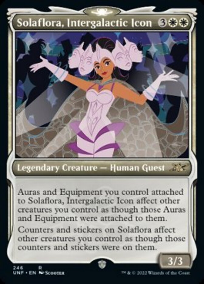 Solaflora, Intergalactic Icon (Showcase) [Unfinity] | Eastridge Sports Cards & Games