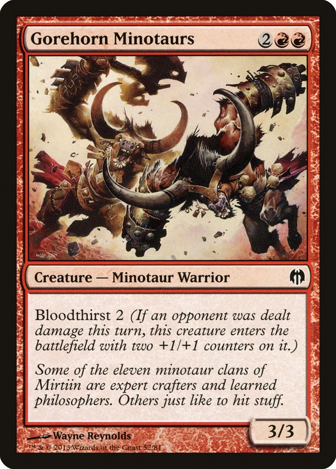 Gorehorn Minotaurs [Duel Decks: Heroes vs. Monsters] | Eastridge Sports Cards & Games