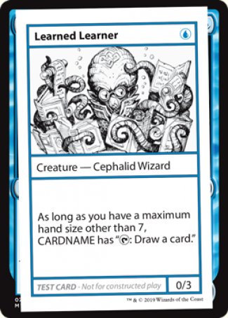 Learned Learner (2021 Edition) [Mystery Booster Playtest Cards] | Eastridge Sports Cards & Games